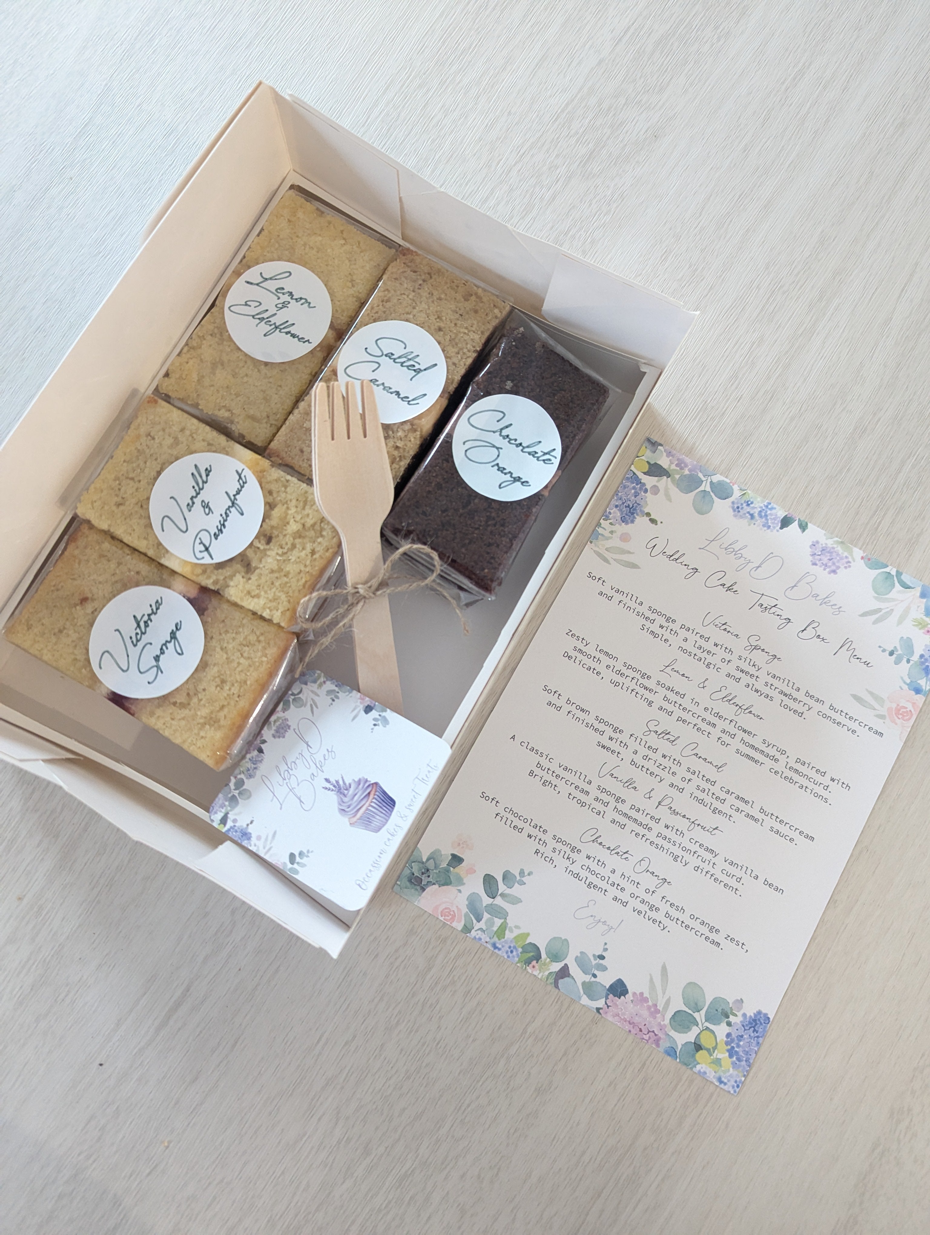 Wedding Cake Tasting Box