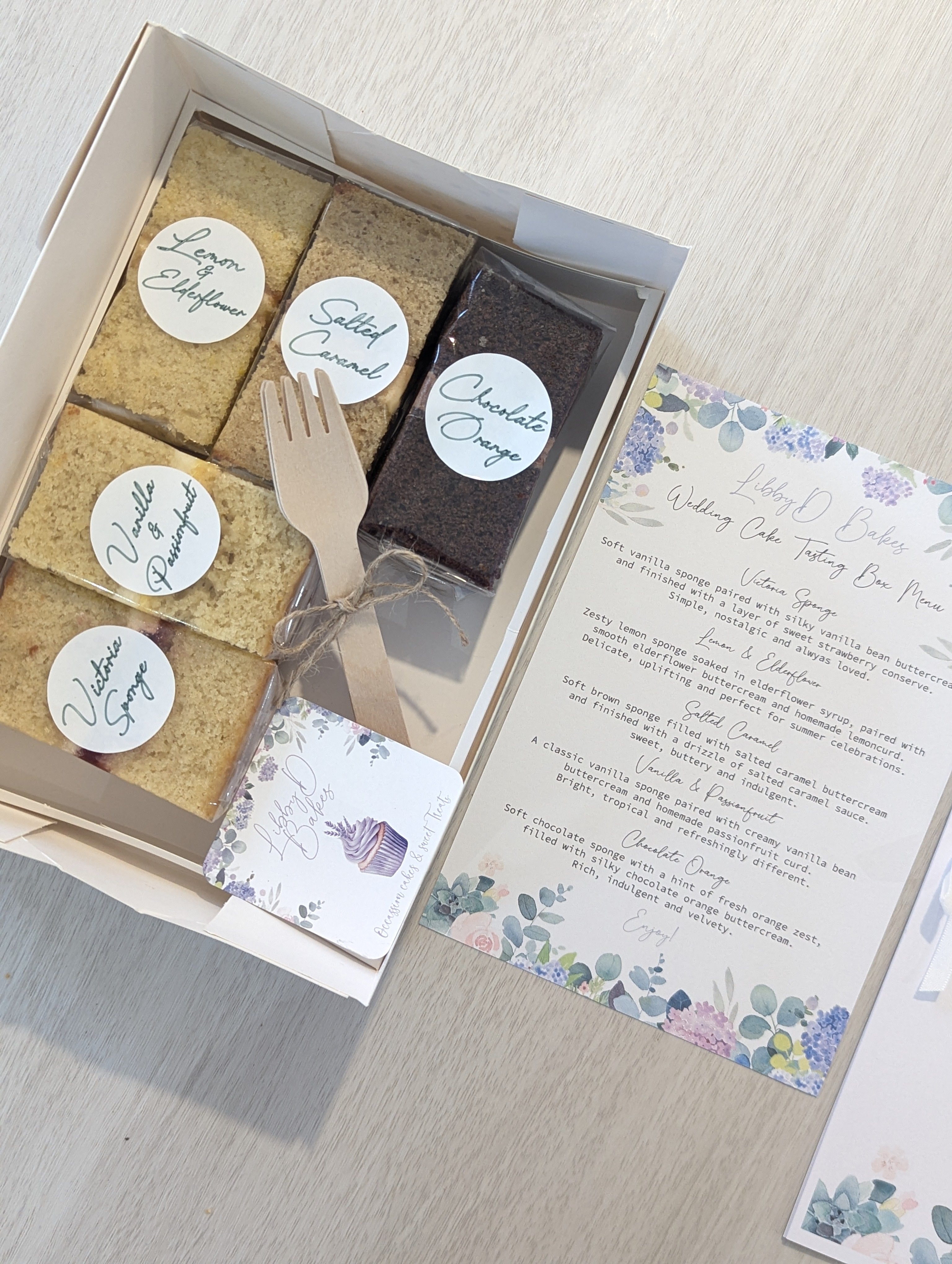 Wedding Cake Tasting Box