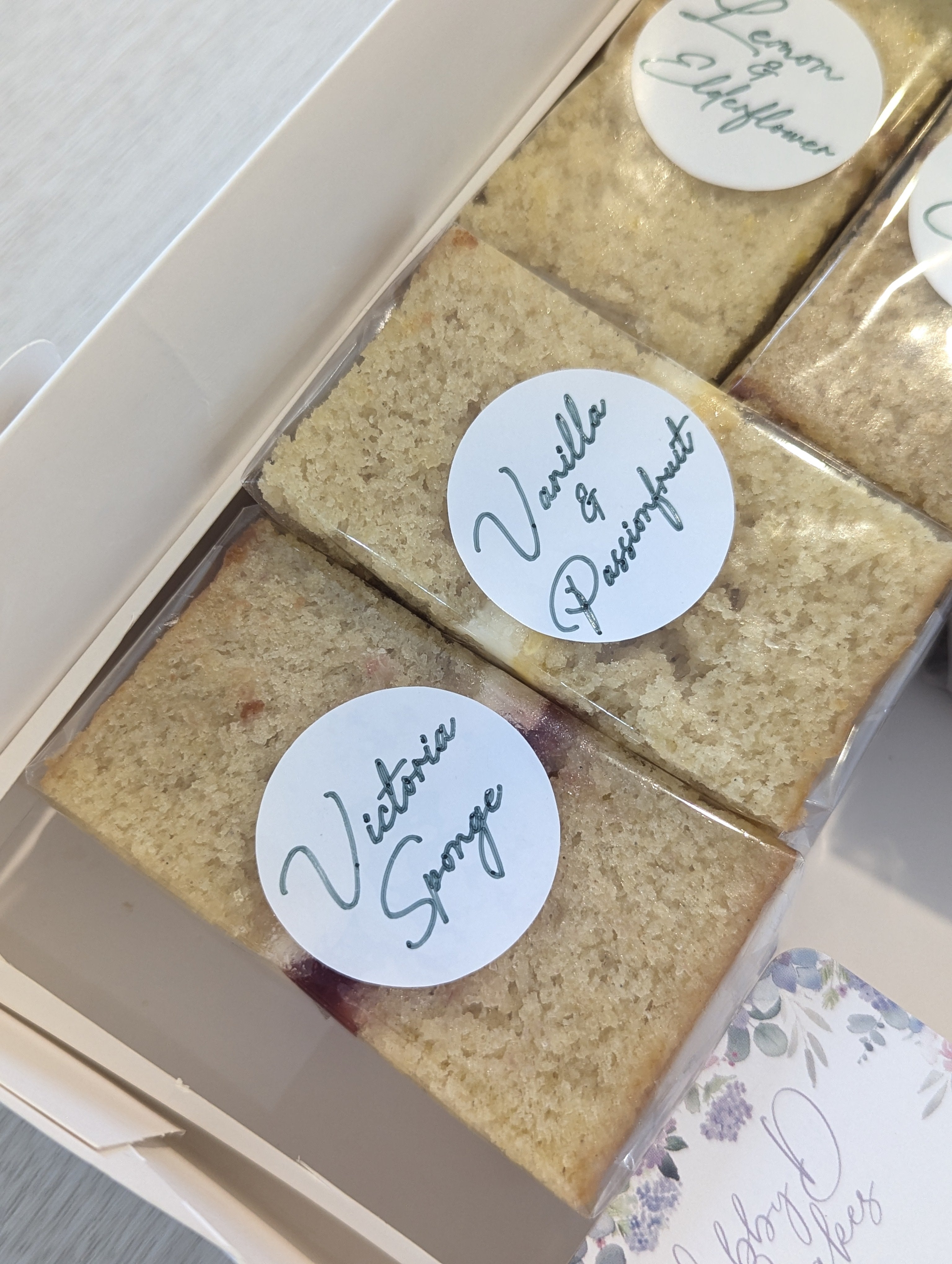 Wedding Cake Tasting Box